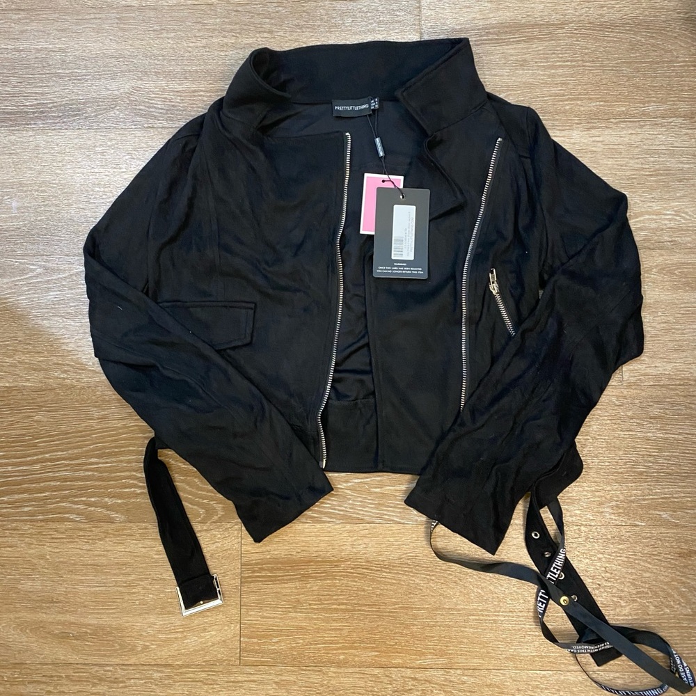 NWT PLT Suede Jacket